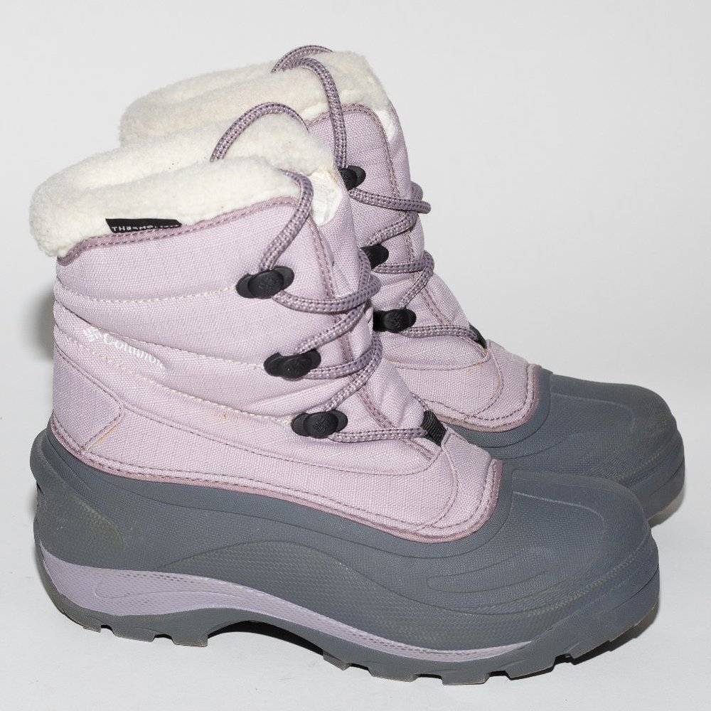 Columbia Women's Cascadian Trinity BL1248-569 Purple Snow Boots Size 7